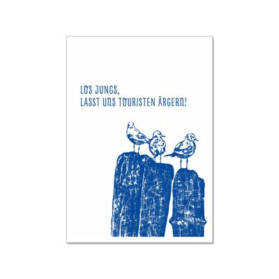 ¡Postal arriba, LOS JUNGS, ANUNCIEMOS A LOS TURISTAS!