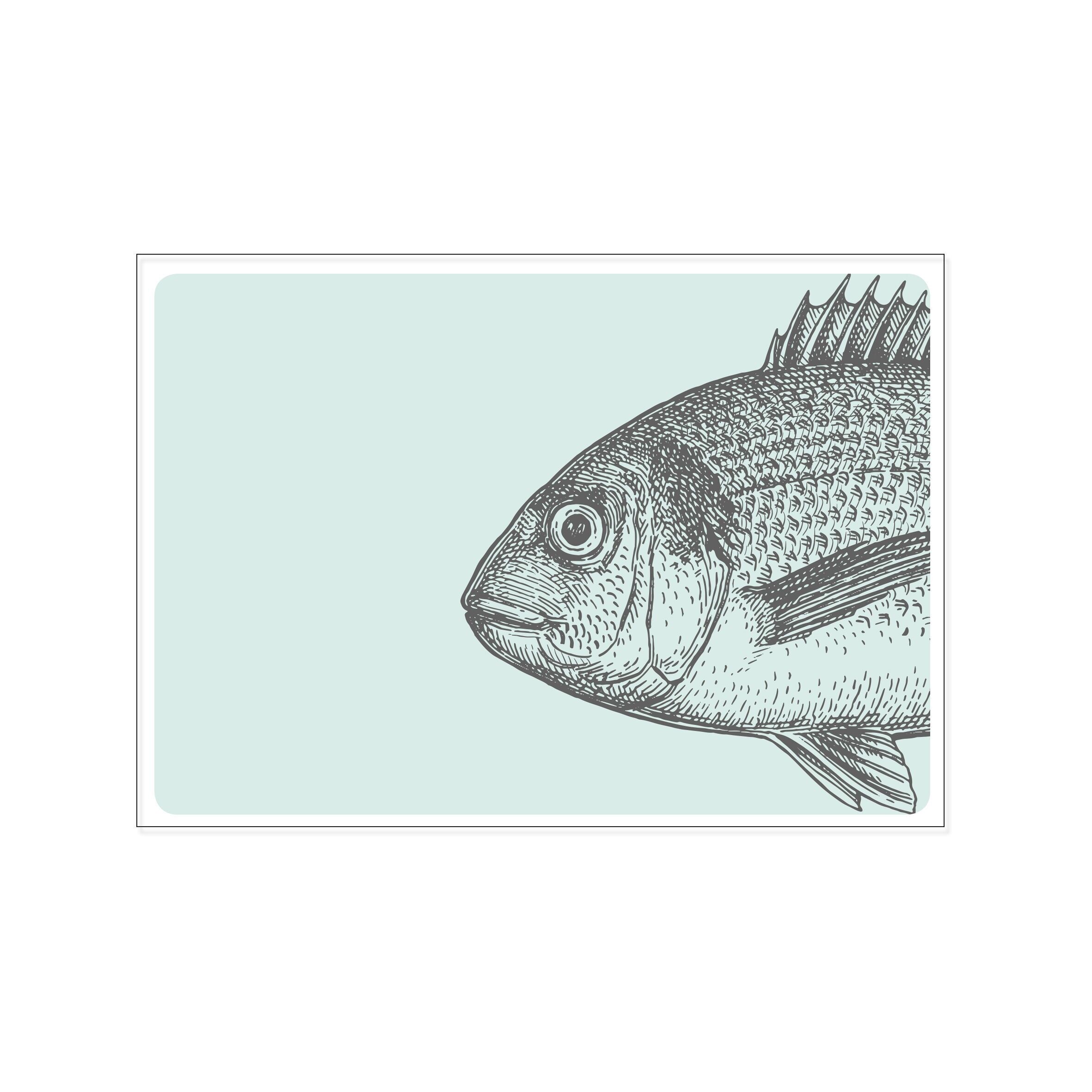 Paesaggio da cartolina, PESCE VINTAGE