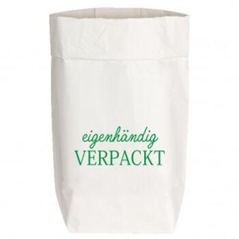 PaperBags Petit blanc, EMBALLÉ PERSONNELLEMENT, vert