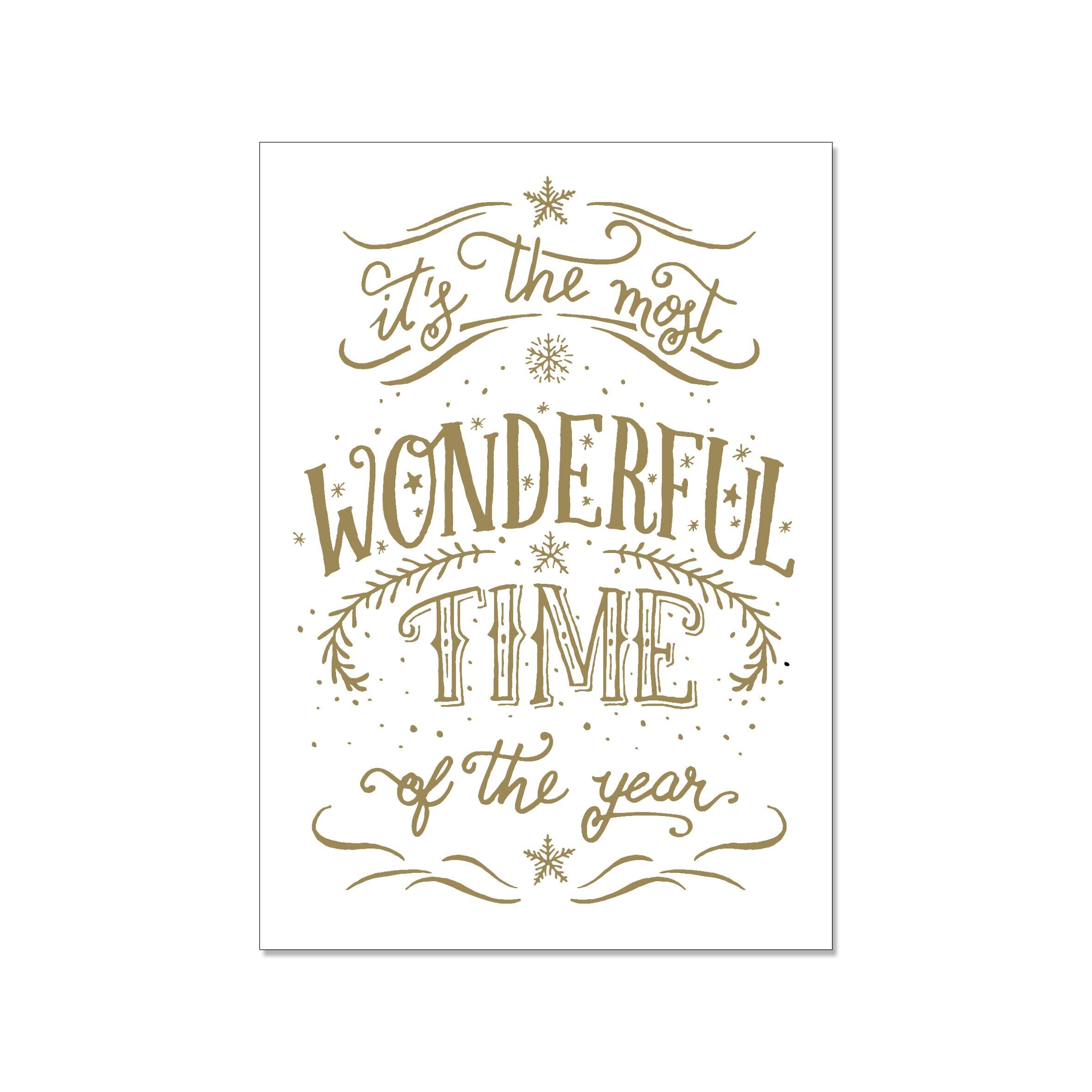 Cartolina alta, È IL MOMENTO PIÙ MERAVIGLIOSO DELL'ANNO