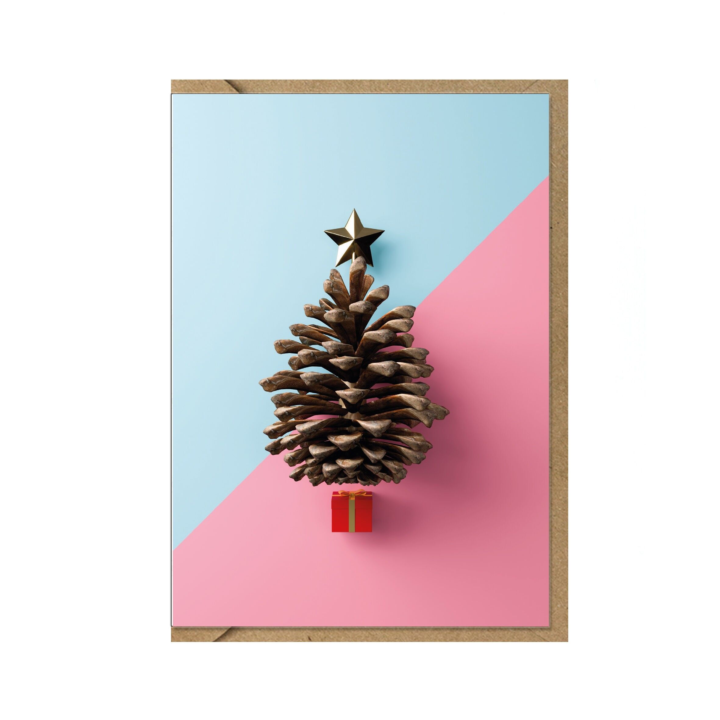 Ritratto in cartoncino piegato, PICCOLO ALBERO DI NATALE