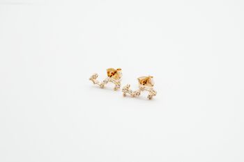 Boucle d'oreille en or rose (12 pièces) 10