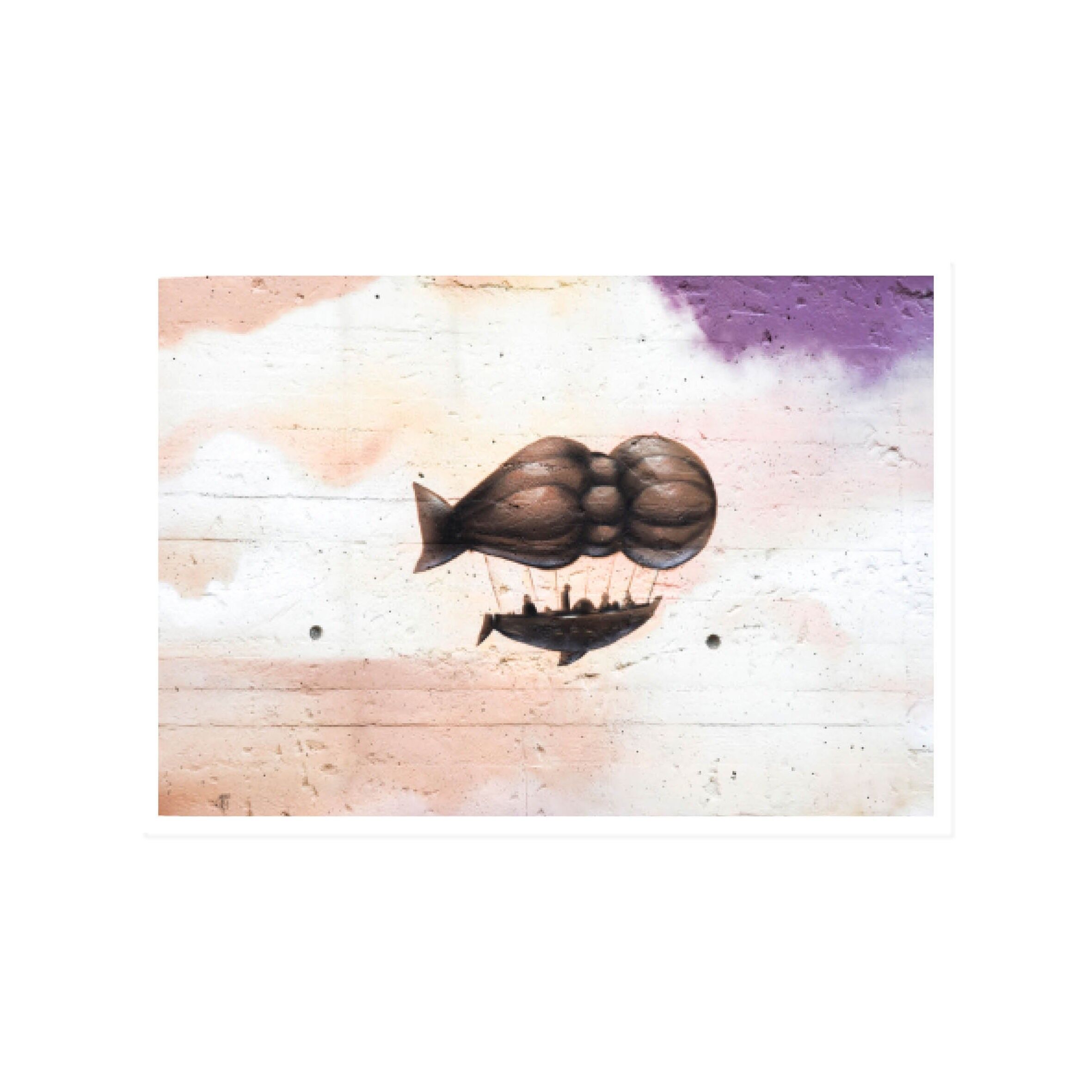 Cartolina di fronte, street art, AIR CASTELLO