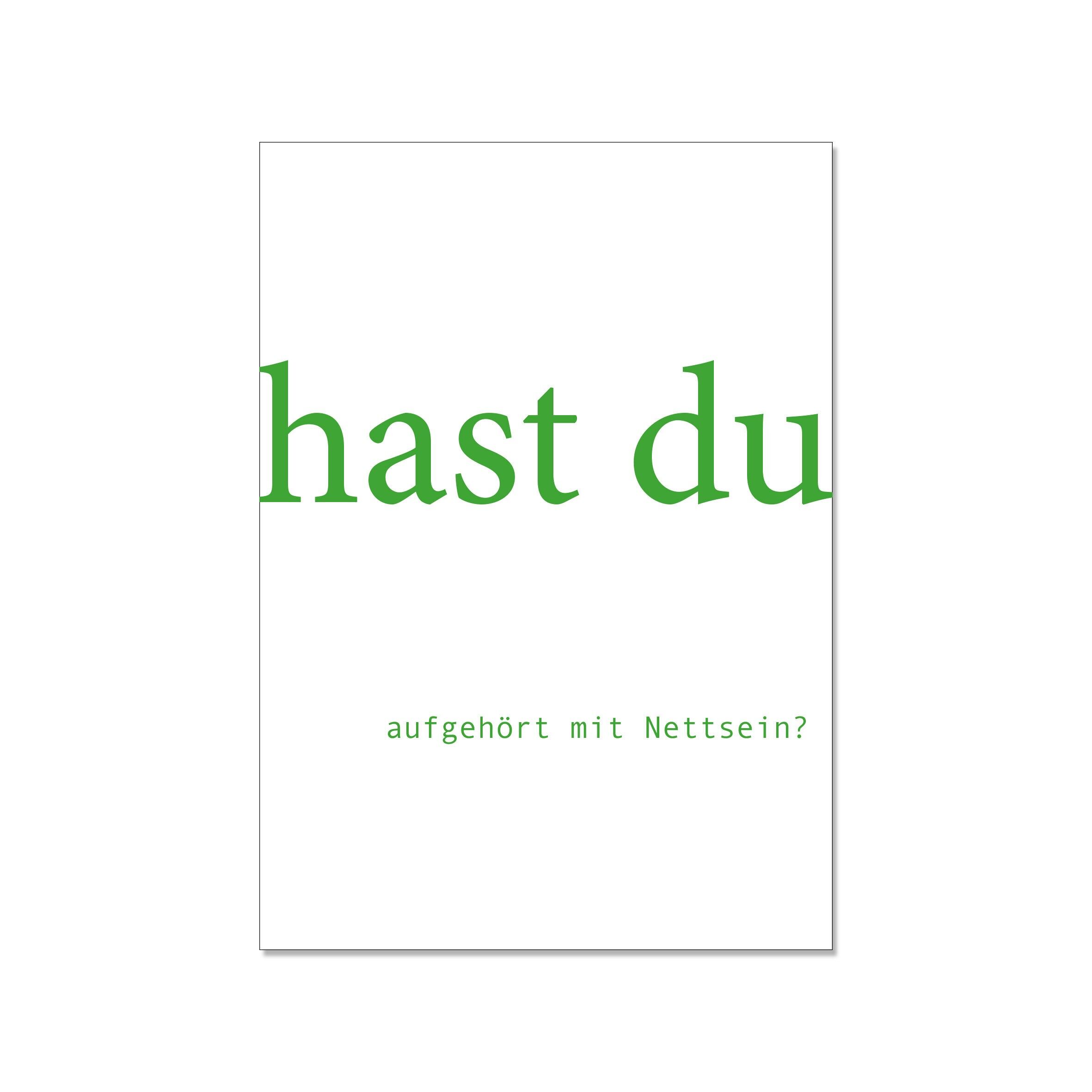 Cartolina in su, HAI FERMATO DI ESSERE BELLO?