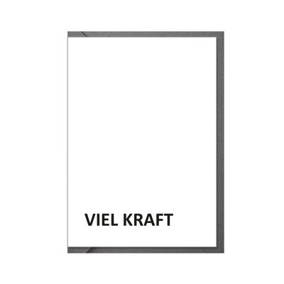Carte pliante verticale, MUCH KRAFT, noir