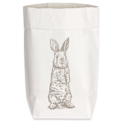 Paperbags Small white, RABBIT STANDING