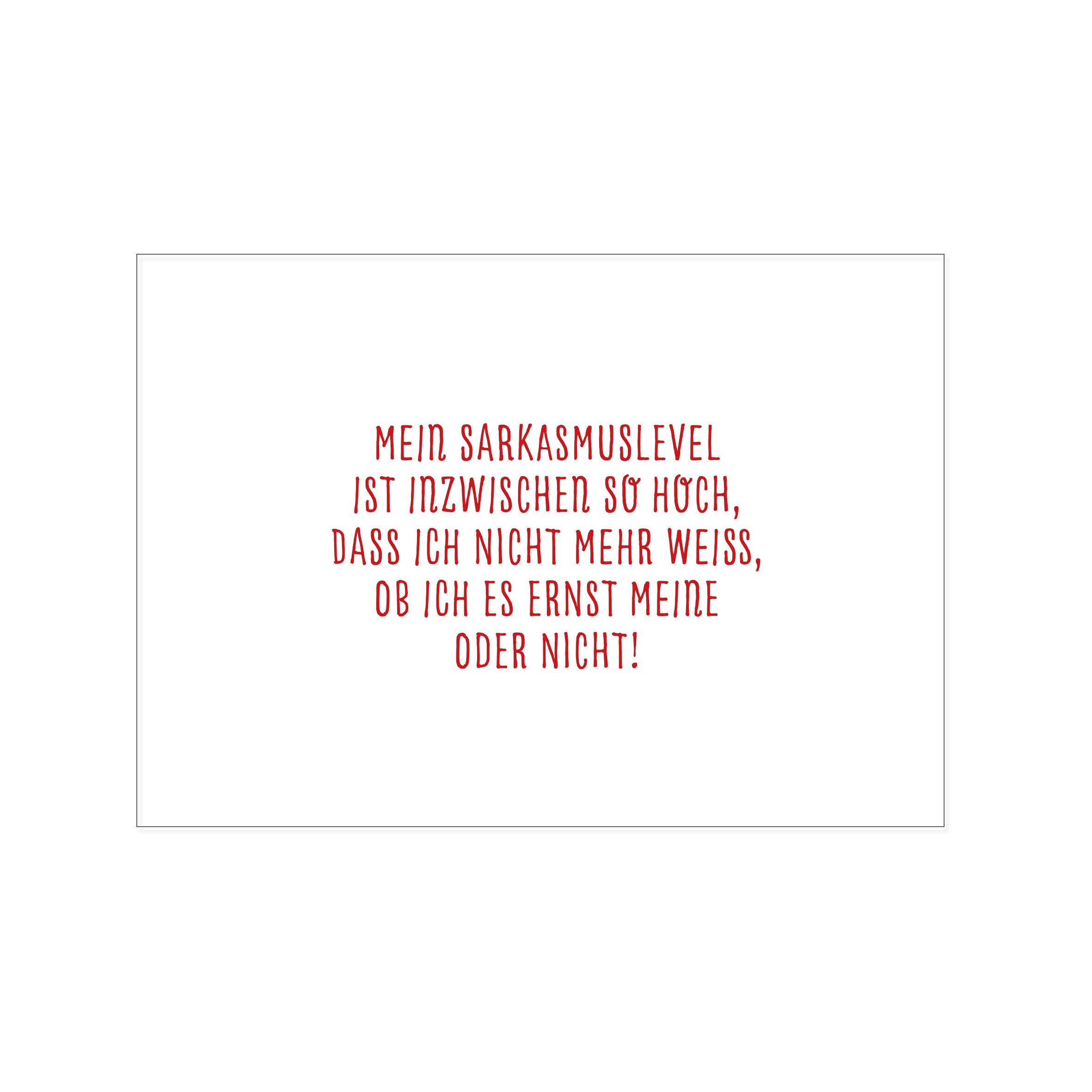 Paesaggio da cartolina, IL MIO LIVELLO DI SARCASMO E' COSI' ALTO ORA CHE NON SO SE SONO SERIO