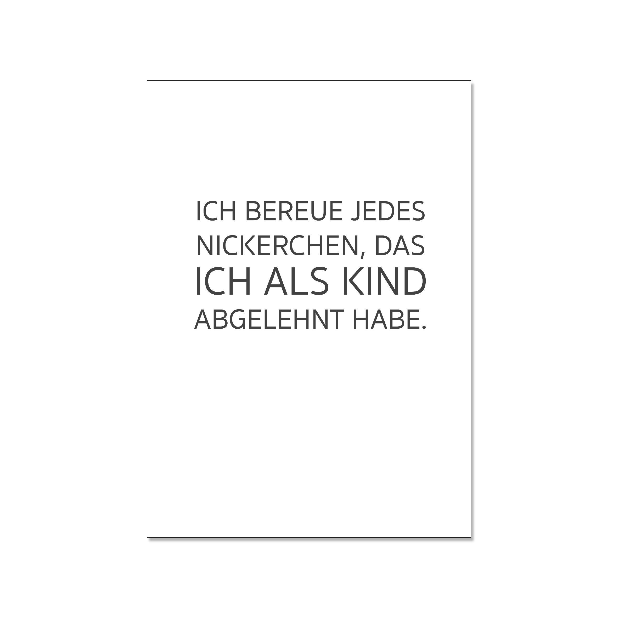 Cartolina alta, MI PIACCIONO PER OGNI PISOLINO CHE HO RIFIUTATO DA BAMBINO, tortora scuro