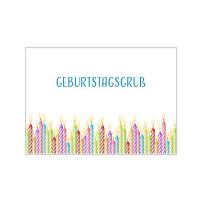 Cartolina attraverso, AUGURI DI COMPLEANNO
