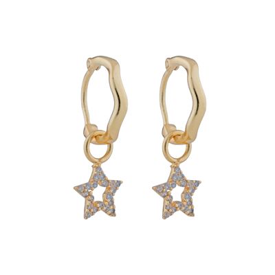 Star charm for hoops (sold as a single charm)