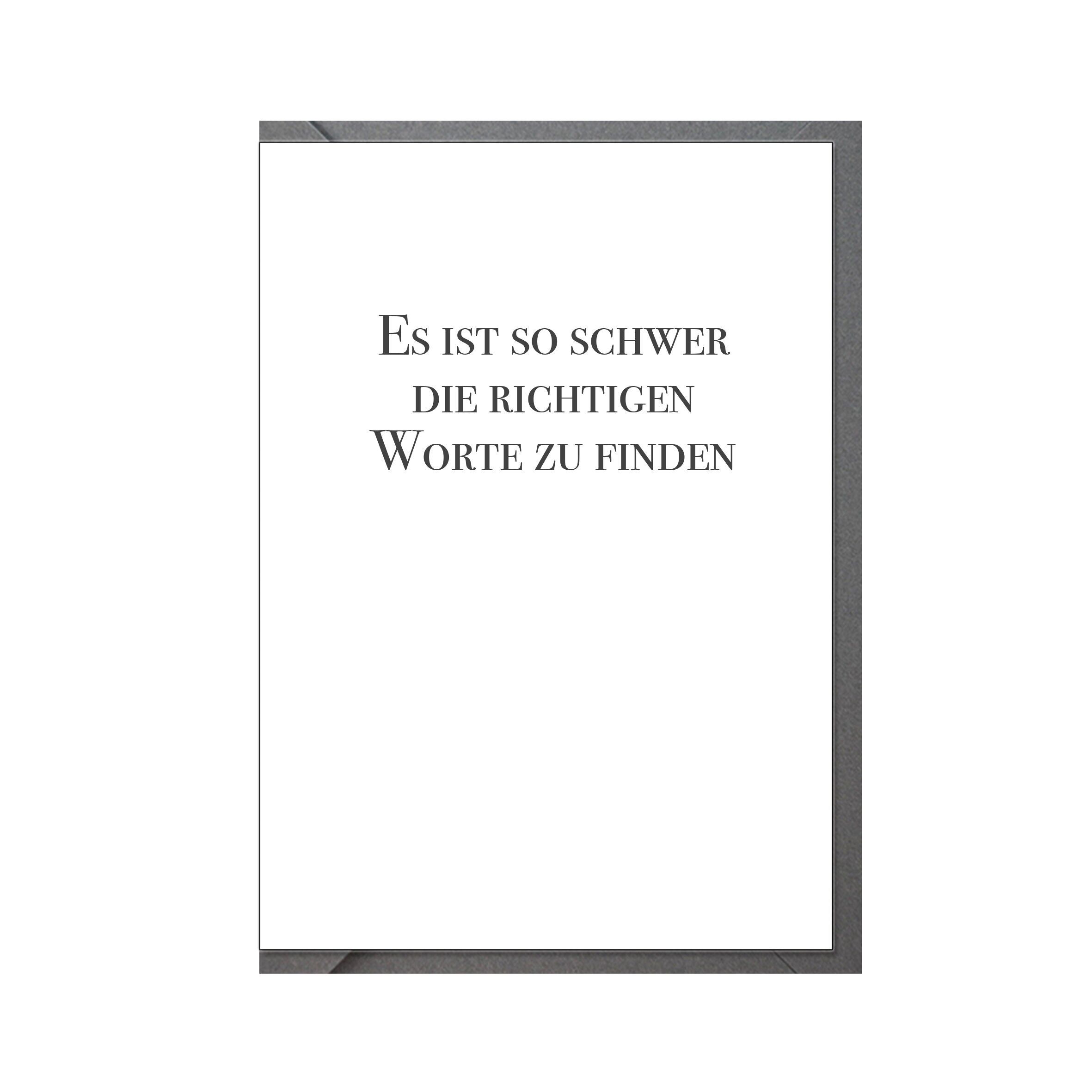 Carta pieghevole, È COSI' DIFFICILE TROVARE LE PAROLE GIUSTE