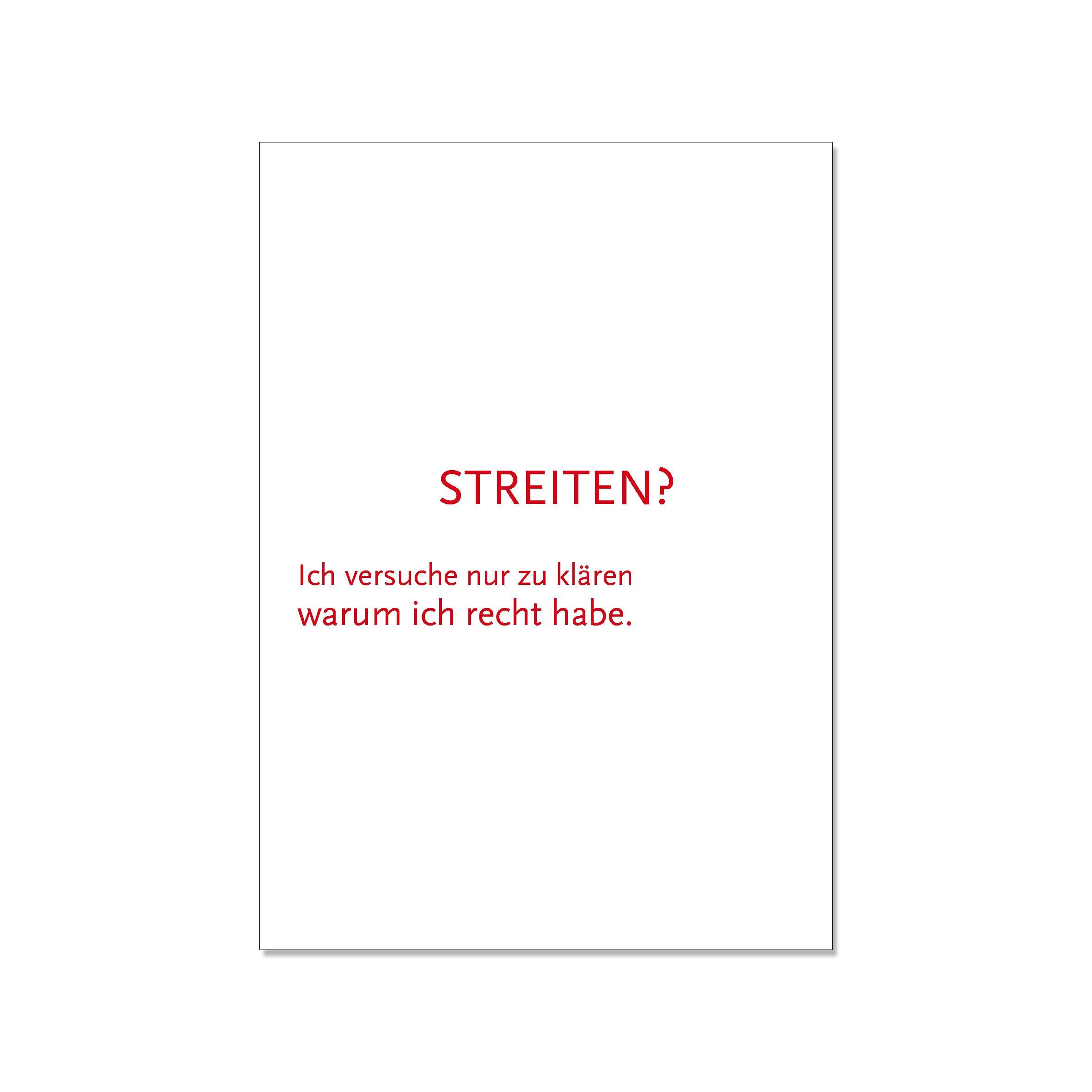 Cartolina in su, ARGOMENTO? Sto solo cercando di chiarire perché ho ragione, rosso
