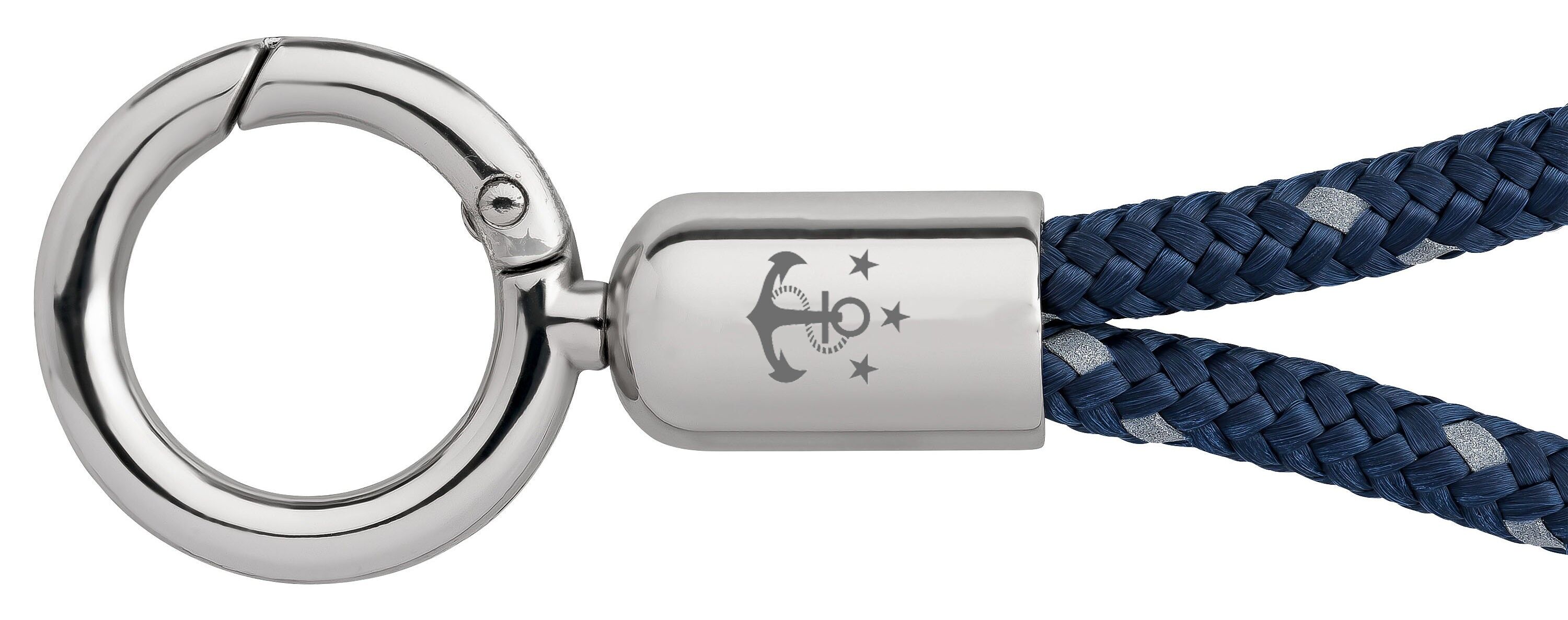 Cordino Skipper (Ø 6MM) S, linea NAVY-SILVER