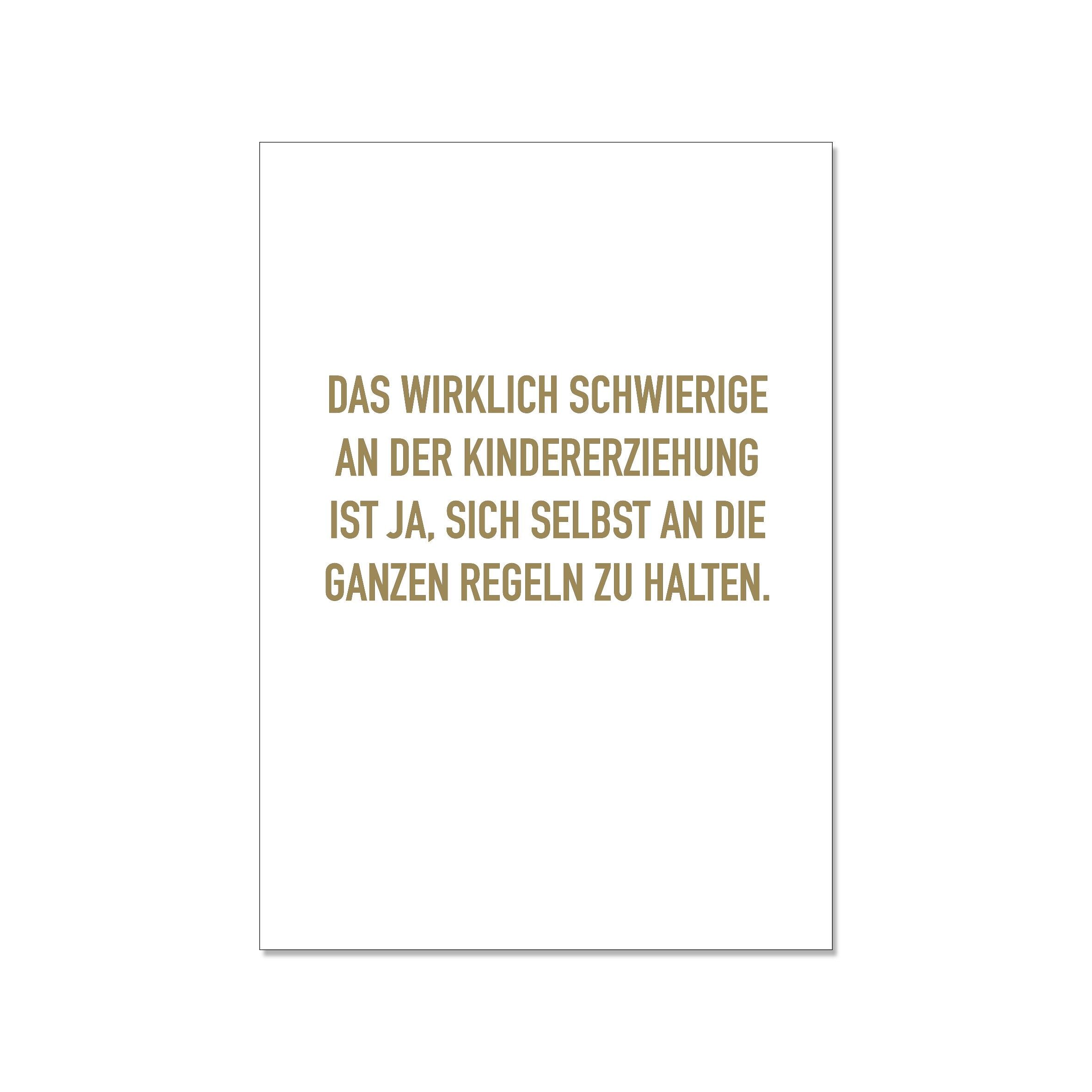 Cartolina in su, LA COSA VERAMENTE DIFFICILE DELL'ALLEVAMENTO DEI FIGLI E' SÌ, RIVOLGERSI A TUTTI I REG
