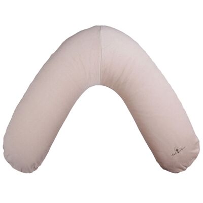 Coussin de maternité 160 cm déhoussable -Beige