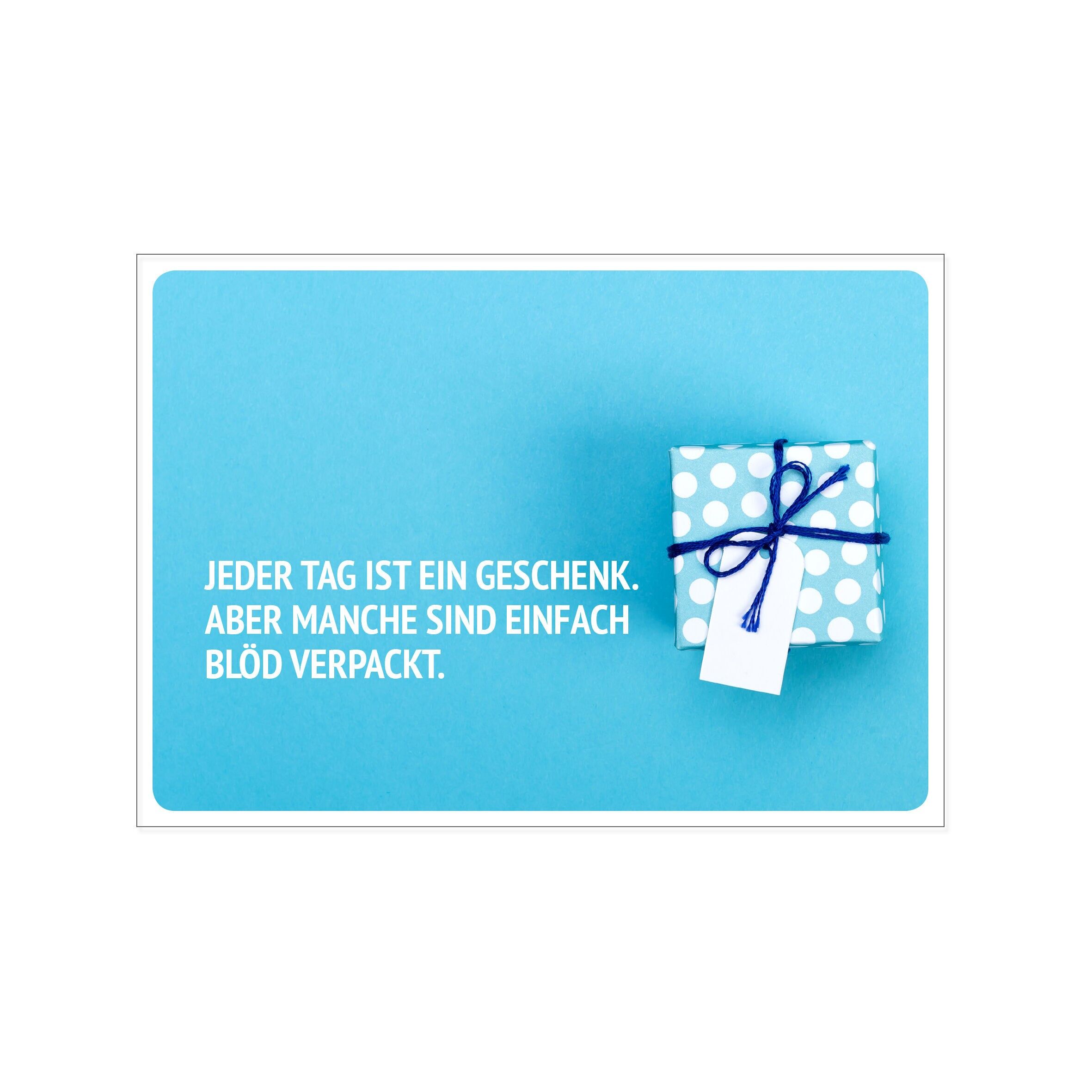 Paesaggio da cartolina, OGNI GIORNO È UN REGALO. MA ALCUNI SONO SEMPLICEMENTE CONFEZIONATI STUDI.