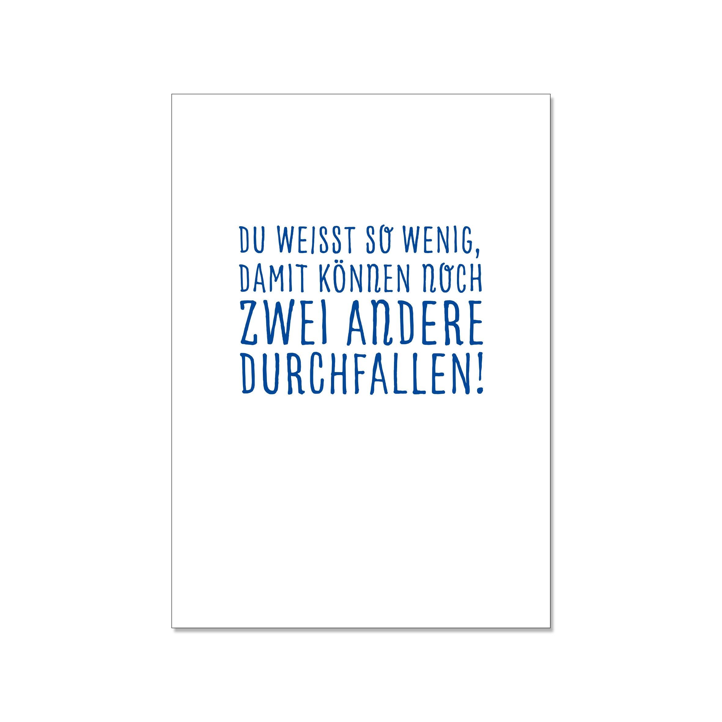 Cartolina in su, SAI COSÌ POCO CHE POTREBBERO FALLIRE ALTRI DUE!
