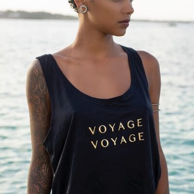 Débardeur Noir Voyage Voyage