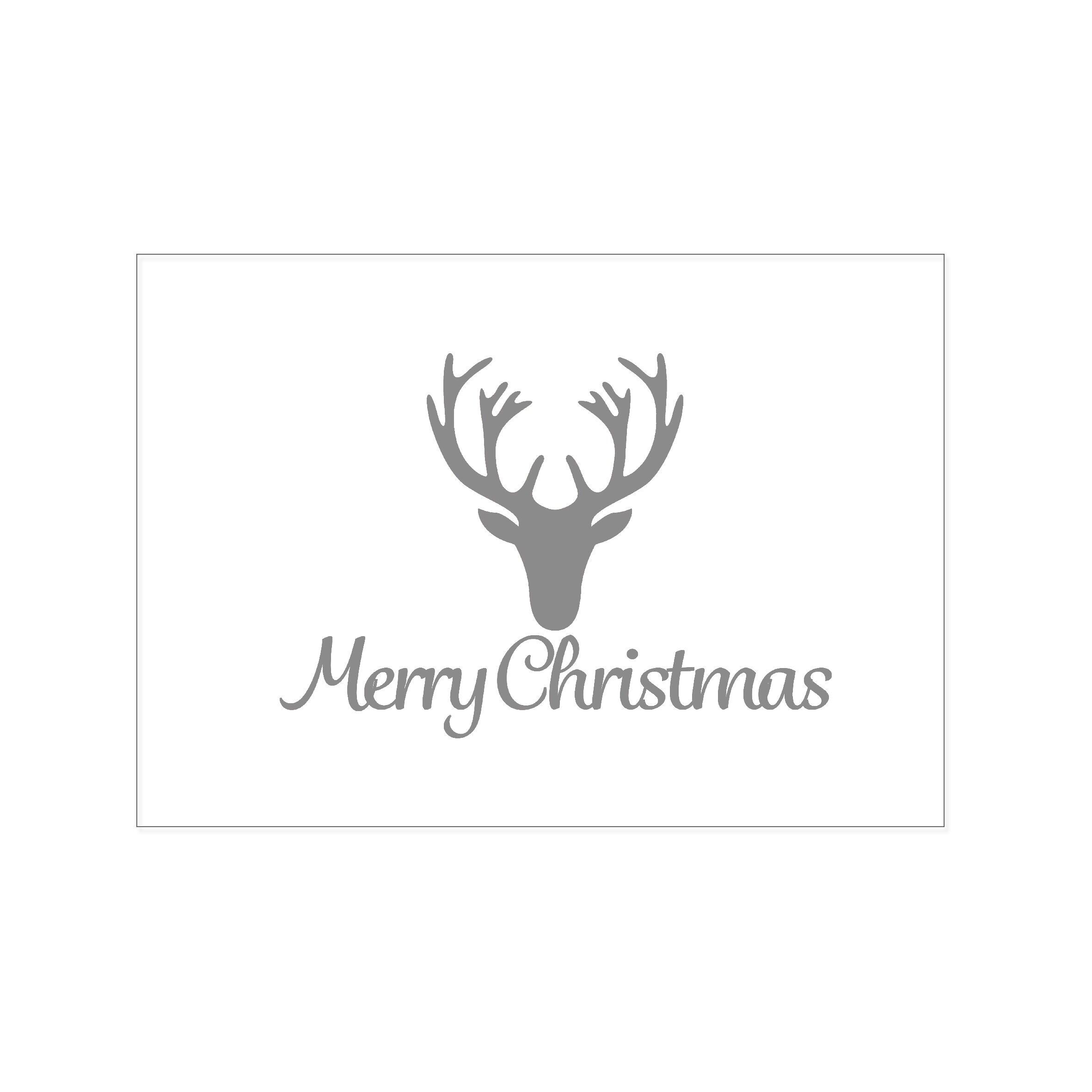 Paesaggio da cartolina, cervo di BUON NATALE