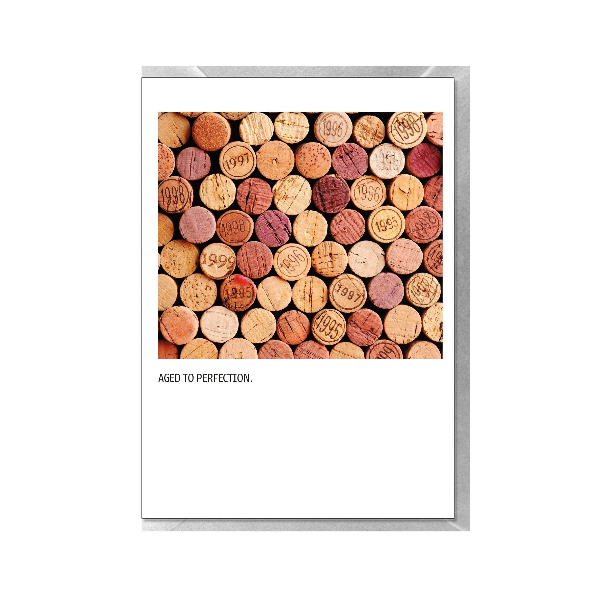 Carta piegata in verticale, INVECCHIATA ALLA PERFEZIONE