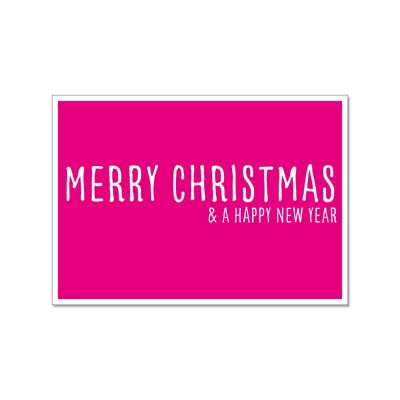 Paysage de carte postale, JOYEUX NOËL & BONNE ANNÉE