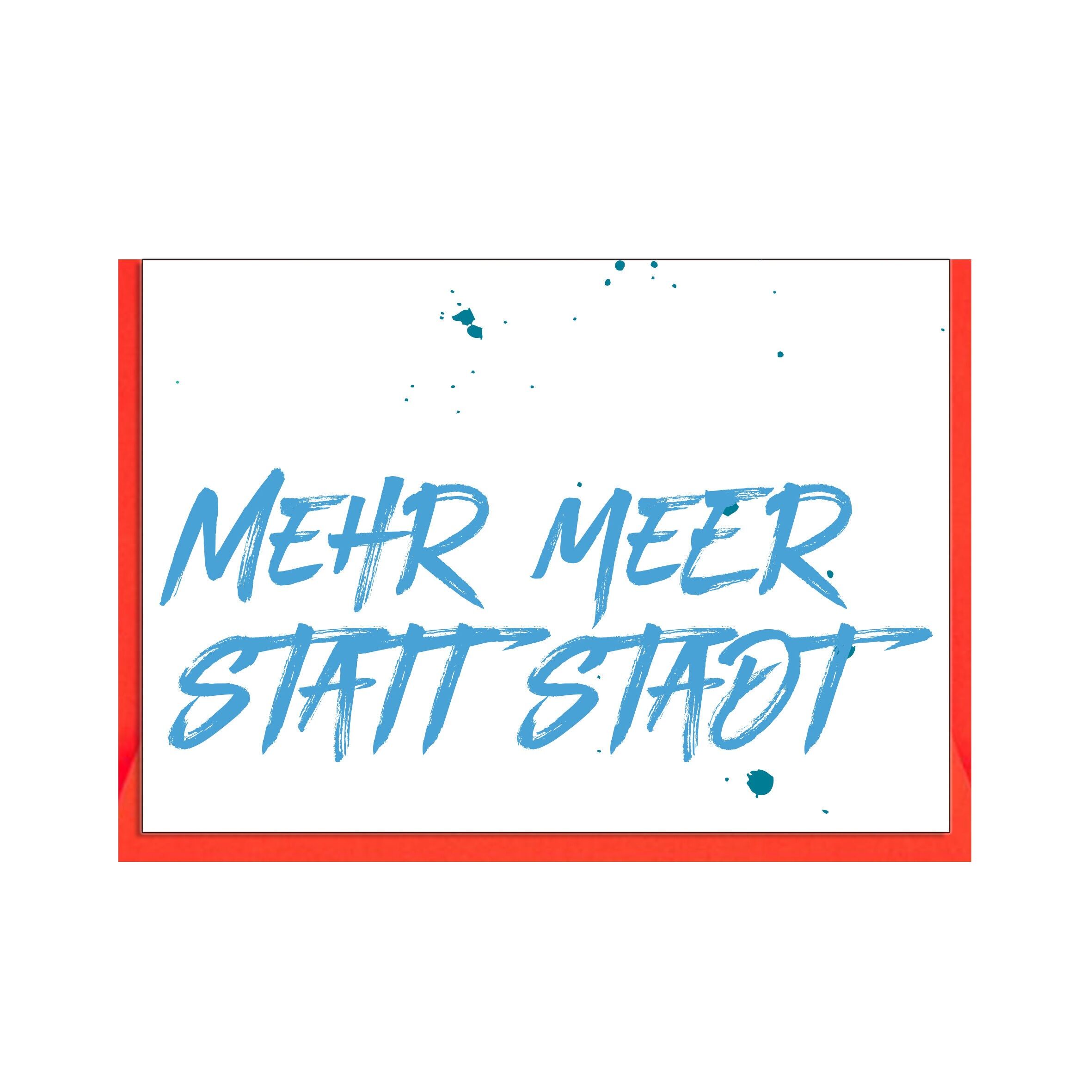 Mappa pieghevole del paesaggio, PIÙ MARE INVECE DI CITTÀ