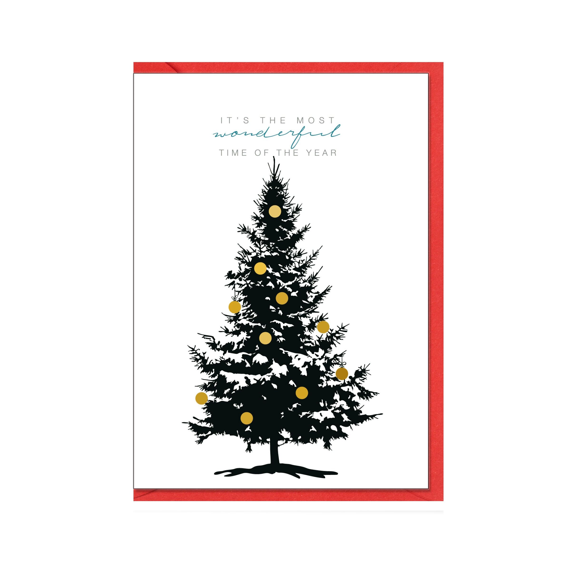 Biglietto piegato, il suo periodo più meraviglioso dell'anno