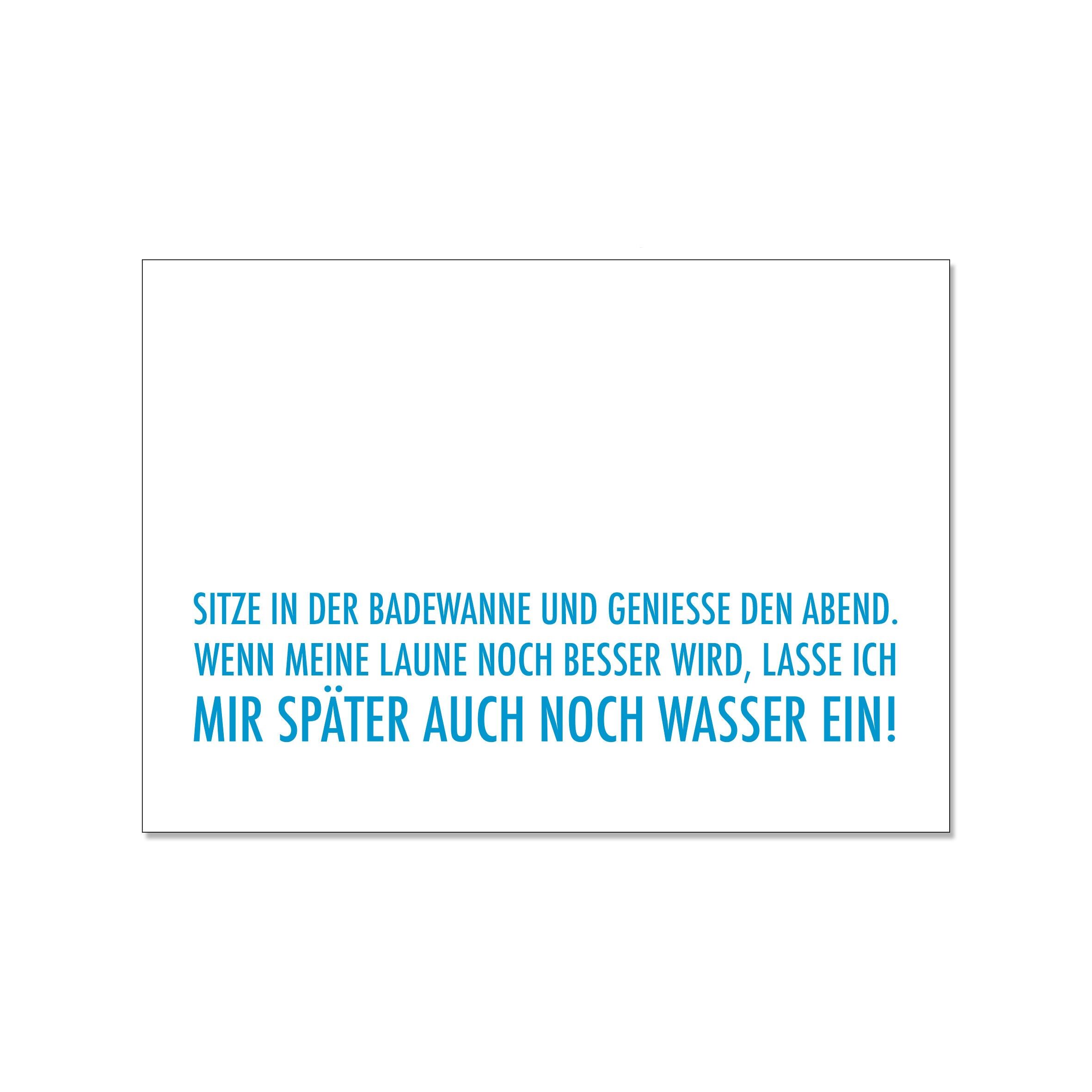 Paysage de carte postale, ASseyez-vous dans la baignoire et profitez de la soirée. SI MON HUMEUR EST ENCORE MEILLEURE, LA