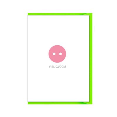 Carte pliante, bonne chance !