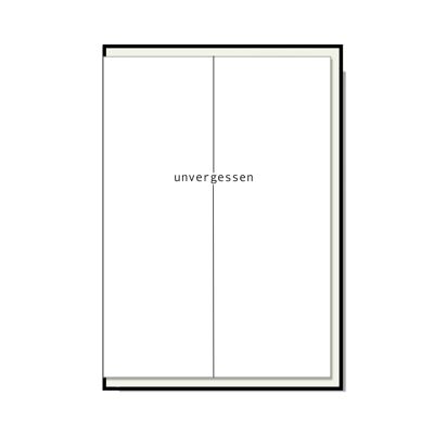 Carta pieghevole, indimenticabile