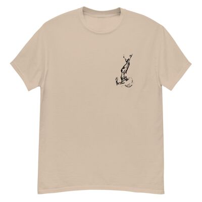 Falling Woman - Cream Colors Unisex Tee - Sand