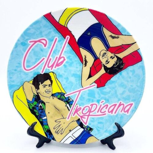 10 Inch Plate, Clubtropicana by Bite Your Granny