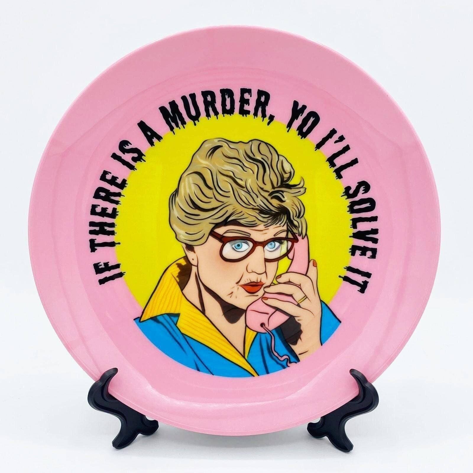 6 Inch Plate, Murder She Wrote Mash up von Niomi Fogden