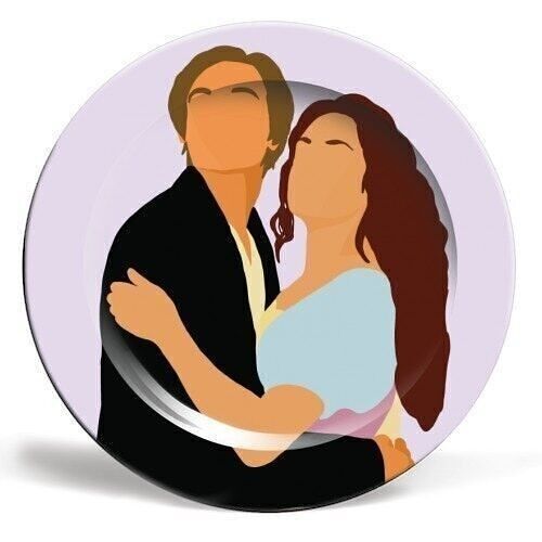 8 inch plate 'titanic' by rock and rose creative