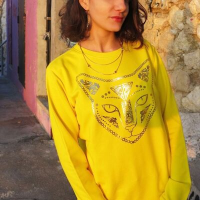 Sweat jaune Mimi Gold