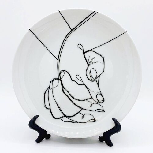 8 Inch Plate, Holding on to You by Adam Regester