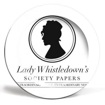 ASSIETTE 8 POUCES, LADY WHISTLEDOWN'S SOCIETY PAR CHERYL BOLAND