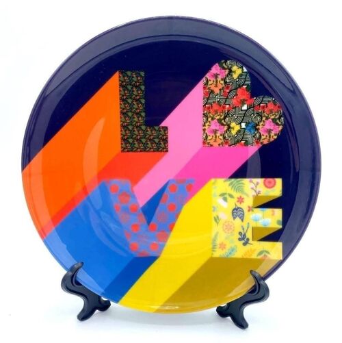 8 Inch Plate, Love by Luxe and Loco