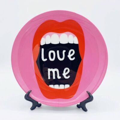 8 Inch Plate, Love Me ! by Adam Regester