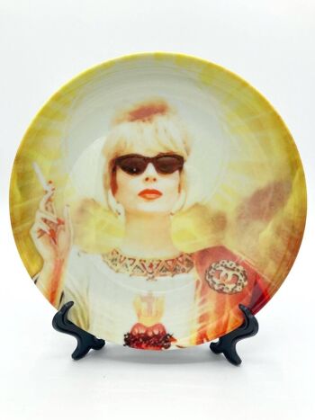 Assiette 8 pouces, Patron Saint of Fab - Patsy Wallace Elizabeth