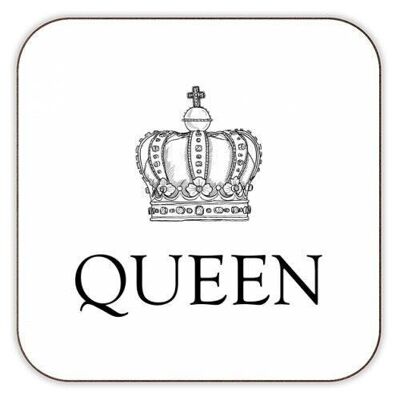 Coasters, Queen Crown by Adam Regester Cork