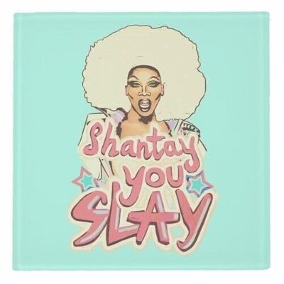 Coasters, Shantay You Slay by Minniemorris Art Glass