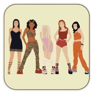 Untersetzer, Spice Girls von Cheryl Boland Cork