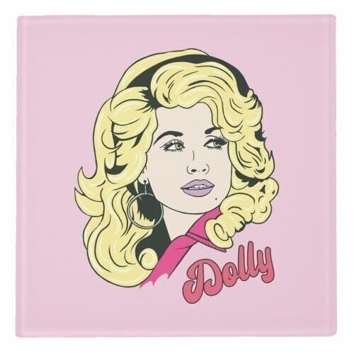 Coasters, What Would Dolly Do by Bite Your Granny Glass