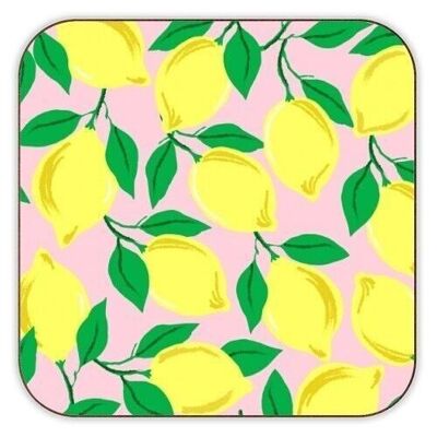 Coasters, When Life Gives You Lemons by Pearl & Clover Cork
