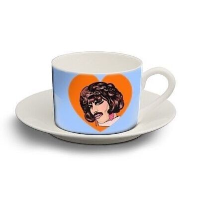 TASSE ET SOUCOUPE, BREAK FREE PAR WALLACE ELIZABETH