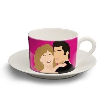 TASSE ET SOUCOUPE GRAISSE PAR ROCK AND ROSE CREATIVE