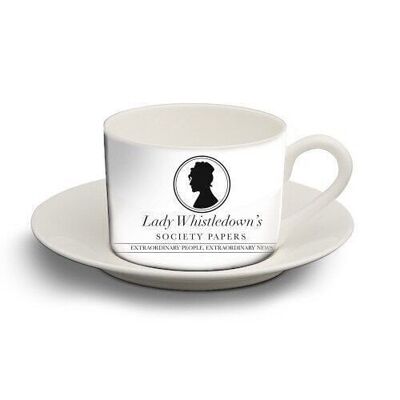 TASSE ET SOUCOUPE, LADY WHISTLEDOWN PAR CHERYL BOLAND