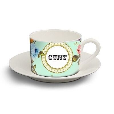 Cup and saucer, see you next tuesday by wallace elizabeth