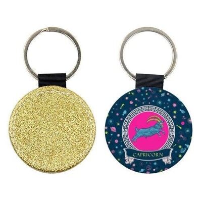 KEYRINGS, CAPRICORN BY WALLACE ELIZABETH Pink